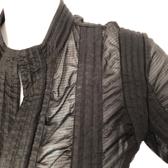 Sheer Ruched Jacket - Picture 2 of 4